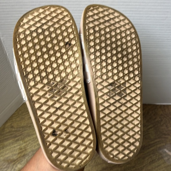 Vans Sepia Rose Checkered Slides Size 8 - Picture 10 of 11